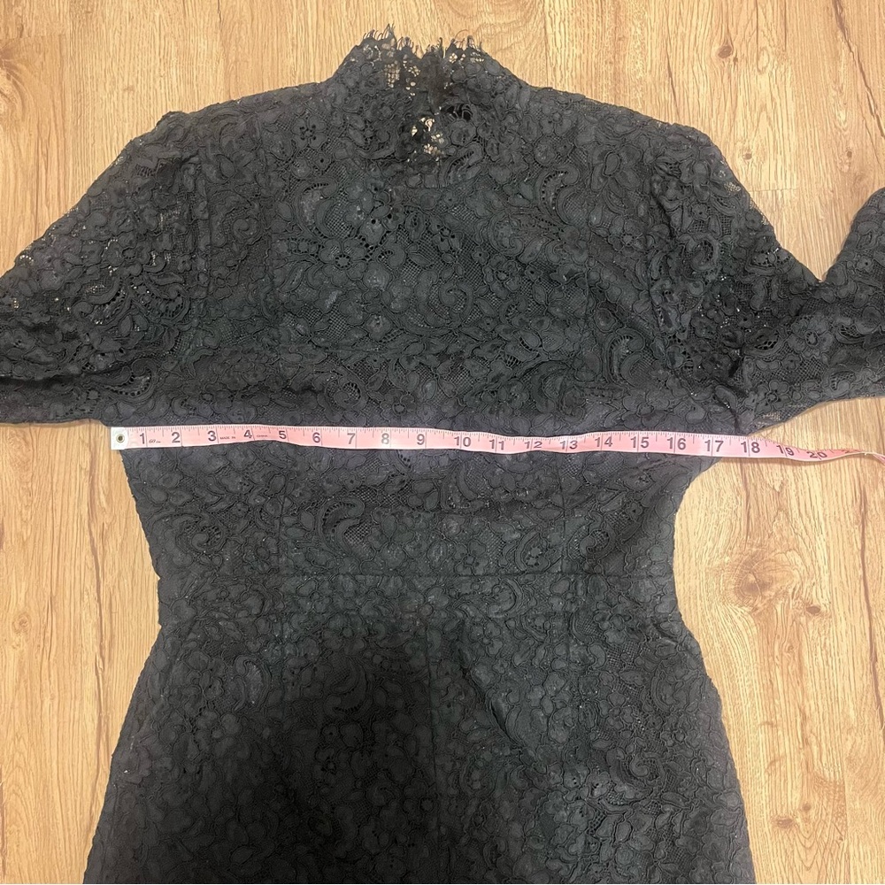 Fame and Partners Black Lace Backless Romper size 8 POCKETS - Picture 5 of 8